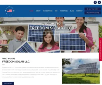 Freedomsolargroup.com(Missouri Solar Panels & PV Systems for Homes & Business) Screenshot