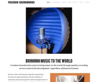 Freedomsoundworks.org(Freedom Soundworks) Screenshot