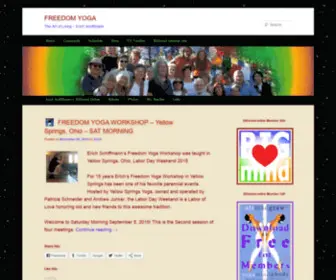 Freedomstyleyoga.com(WordPress) Screenshot