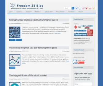 Freedomthirtyfiveblog.com(Freedom 35 blog) Screenshot