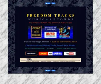 Freedomtracks.com(Freedom Tracks Records) Screenshot