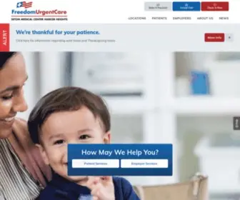 Freedomurgentcare.com(Freedom Urgent Care) Screenshot