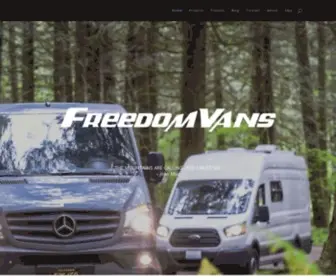 Freedomvans.co(Van conversion company based out of Bellingham) Screenshot