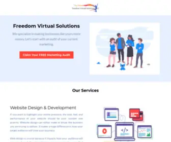 Freedomvirtual.solutions(How To Improve Your Online Presence) Screenshot