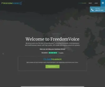 Freedomvoice.com(800 Number Services & Virtual Phone Services) Screenshot
