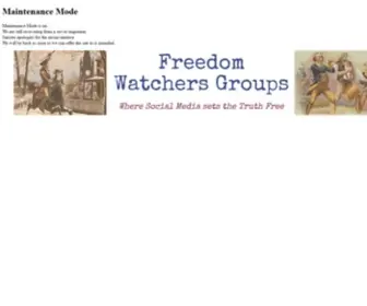 Freedomwatchersgroups.com(Log In ‹ Freedom Watchers Groups) Screenshot