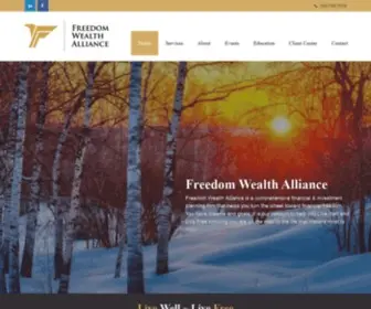 Freedomwealthalliance.com(Freedom Wealth Alliance) Screenshot