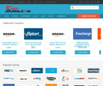 Freedunia.com(Coupons) Screenshot