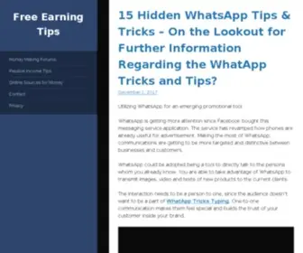 Freeearningtips.com(Free Earning Tips) Screenshot