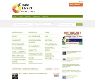 Freeegyptclassifieds.com(POST FREE AD) Screenshot