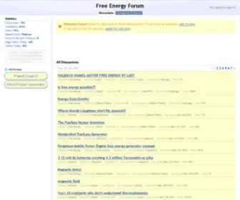 Freeenergyforum.com(东南快3) Screenshot