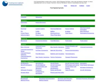 Freeengineeringbooks.com(Free Engineering Books Download free engineering Ebooks online) Screenshot