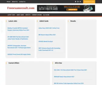 Freeexamresult.com(Blog Post) Screenshot