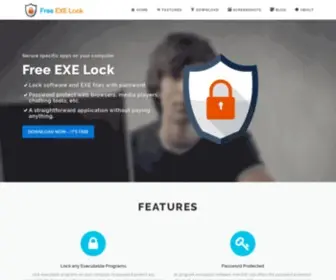 Freeexelock.com(Lock Any Program on Your PC) Screenshot