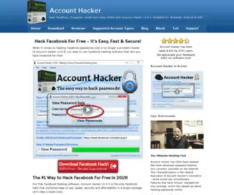 Freefacebookhacking.com(Hack any Facebook password your choice with Facebook Hacker Pro) Screenshot