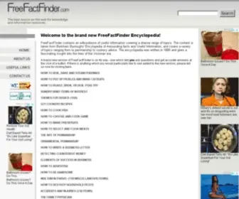 Freefactfinder.com(Information and Knowledge Resources for all) Screenshot