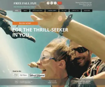 Freefallfiji.com(Free Fall Fiji) Screenshot