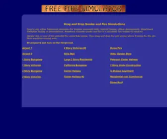 Freefiresim.com(Virtual Fire Simulator) Screenshot