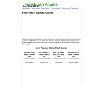 Freeflasharcade.org(Free Flash Arcade) Screenshot