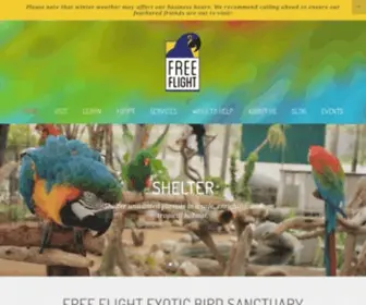 Freeflightbirds.org(Free Flight) Screenshot