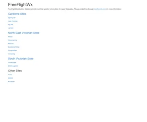 Freeflightwx.com(FreeFlight Wx) Screenshot