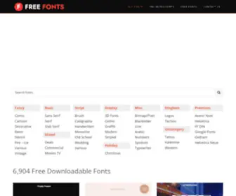 Freefonts.io(Free Fonts) Screenshot