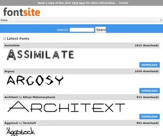 Freefontsite.net(Font Site Script) Screenshot