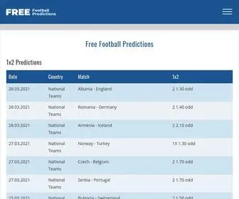 Freefootballpredictions.eu(Free Football Predictions) Screenshot