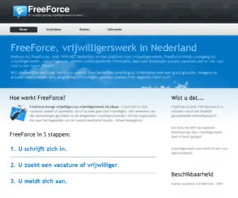 Freeforce.nl(Vrijwilligerswerk in Nederland) Screenshot