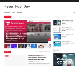 Freefordev.com(Free for dev) Screenshot