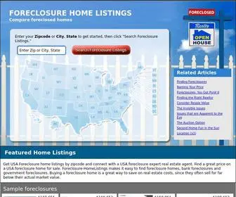Freeforeclosureslisting.net(Foreclosure Home Listings) Screenshot