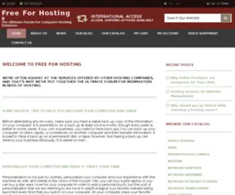 Freeforhosting.com(FreeForHosting) Screenshot