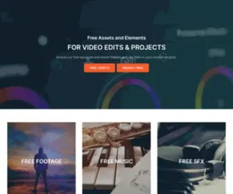 Freeforvideo.com(Everything you need for your video projects) Screenshot