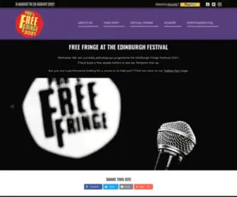 Freefringe.org.uk(Edinburgh Festivals Free Fringe) Screenshot