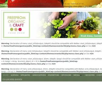 Freefromorganicexpo.com(The Freefrom) Screenshot