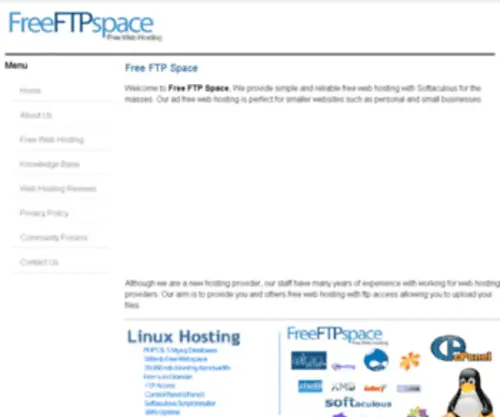 Freeftpspace.org(Free FTP Space) Screenshot