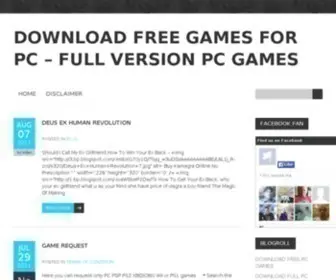 Freegames4PC.com(Download Free Games For PC) Screenshot