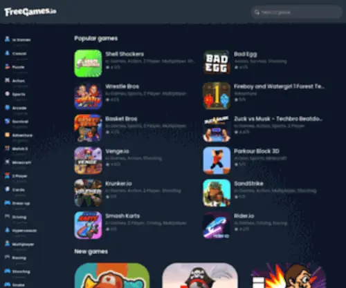 Freegames.io(Play Now on) Screenshot