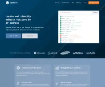 Freegeoip.net(Locate website visitors for free using ipstack) Screenshot