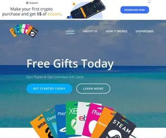 Freegifts.today(Free gift cards) Screenshot