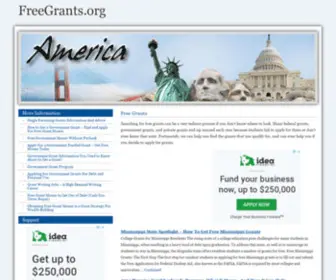 Freegrants.org(Looking for Government Grants) Screenshot