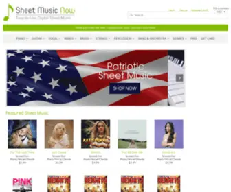 Freehandmusic.com(Sheet Music Now Buy and Download Printable) Screenshot