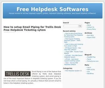 Freehelpdesksoftwares.com(Free Helpdesk Softwares) Screenshot