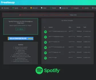 Freehesap.com(Bedava Spotify Premium Hesaplar) Screenshot