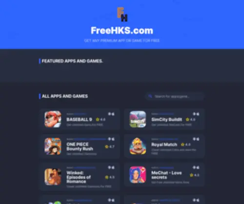 Freehks.com(Freehks) Screenshot