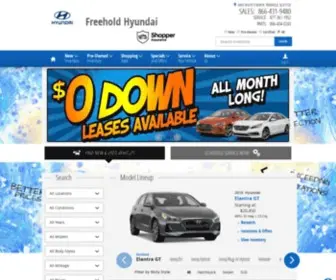 Freeholdhyundai.com(Freehold Hyundai) Screenshot