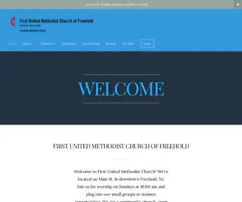 Freeholdmethodist.org(First United Methodist Church of Freehold) Screenshot
