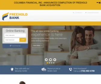 Freeholdsavingsandloan.com(Freehold Bank) Screenshot