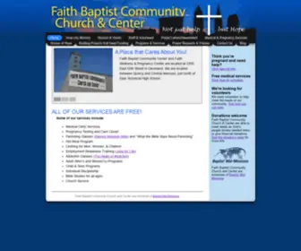 Freehope.org(Faith Baptist Community Church & Center) Screenshot