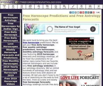 Freehoroscopesastrology.com(Free Horoscopes Astrology) Screenshot